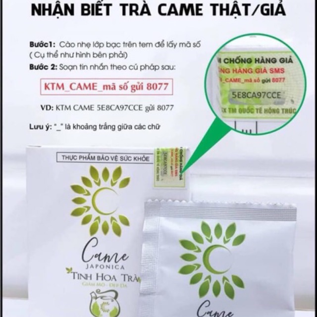 VIÊN TINH HOA TRÀ CAME JABONICA(100%HÀNG CÔNG TY)Rẽ nhất shopee