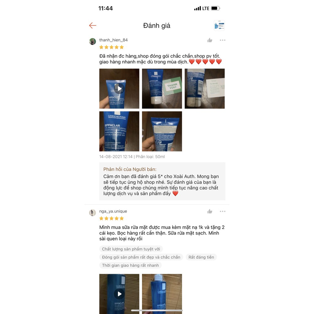 Sữa Rửa Mặt La RoChe Posay Effaclar Dành Cho Da Dầu Mụn, Nhạy Cảm - Hàng Chính Hãng Tem Bill Đầy Đủ | BigBuy360 - bigbuy360.vn