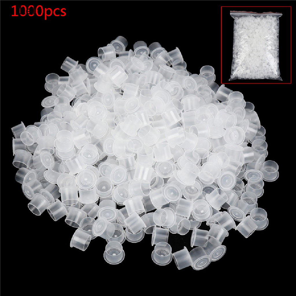 Bộ 1000 Cốc Trong Suốt Đựng Mực Xăm Kích Thước 11 * 13