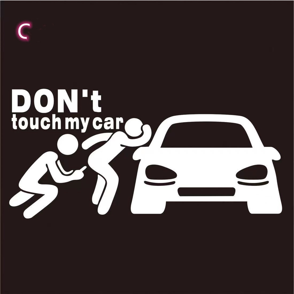 Tem dán ô tô Don't Touch My Car
