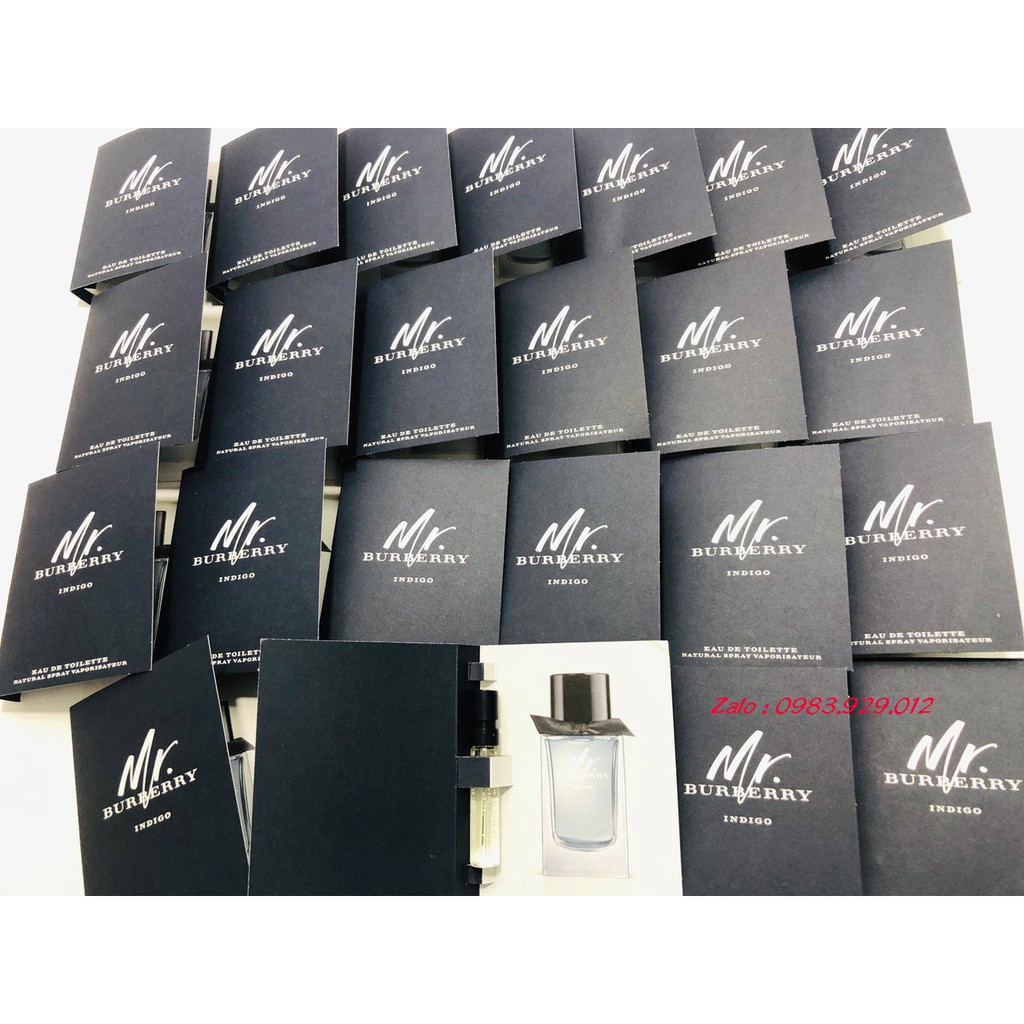 Nước hoa Vial Nam Mr Burberry Indigo