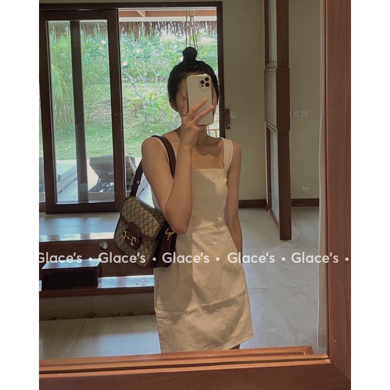 [HOT TREND+Ảnh video thật] Váy hai dây bản to ⚡ FREESHIP⚡ Váy hai dây dáng body ôm nhẹ,bo chun lưng, phong cách Hàn Quốc | BigBuy360 - bigbuy360.vn