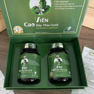 Viên CAO DÂY THÌA CANH KinhKao - Hỗ trợ điều trị tiểu đường (hộp to 2 lọ 120viên)