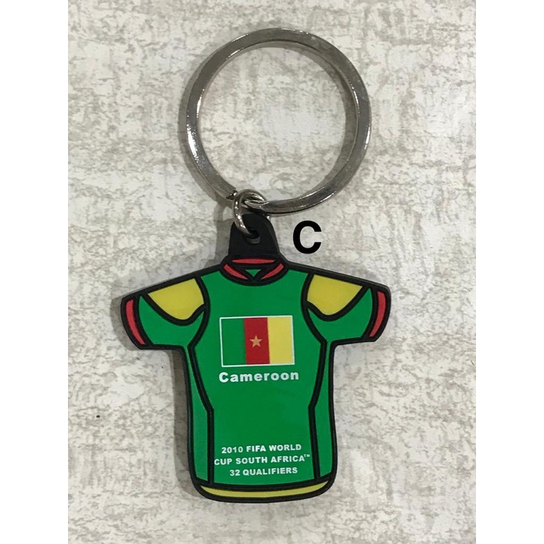 Móc treo chìa khóa FIFA WORLD CUP 2010 ORIGINAL 4x4cm bằng cao su