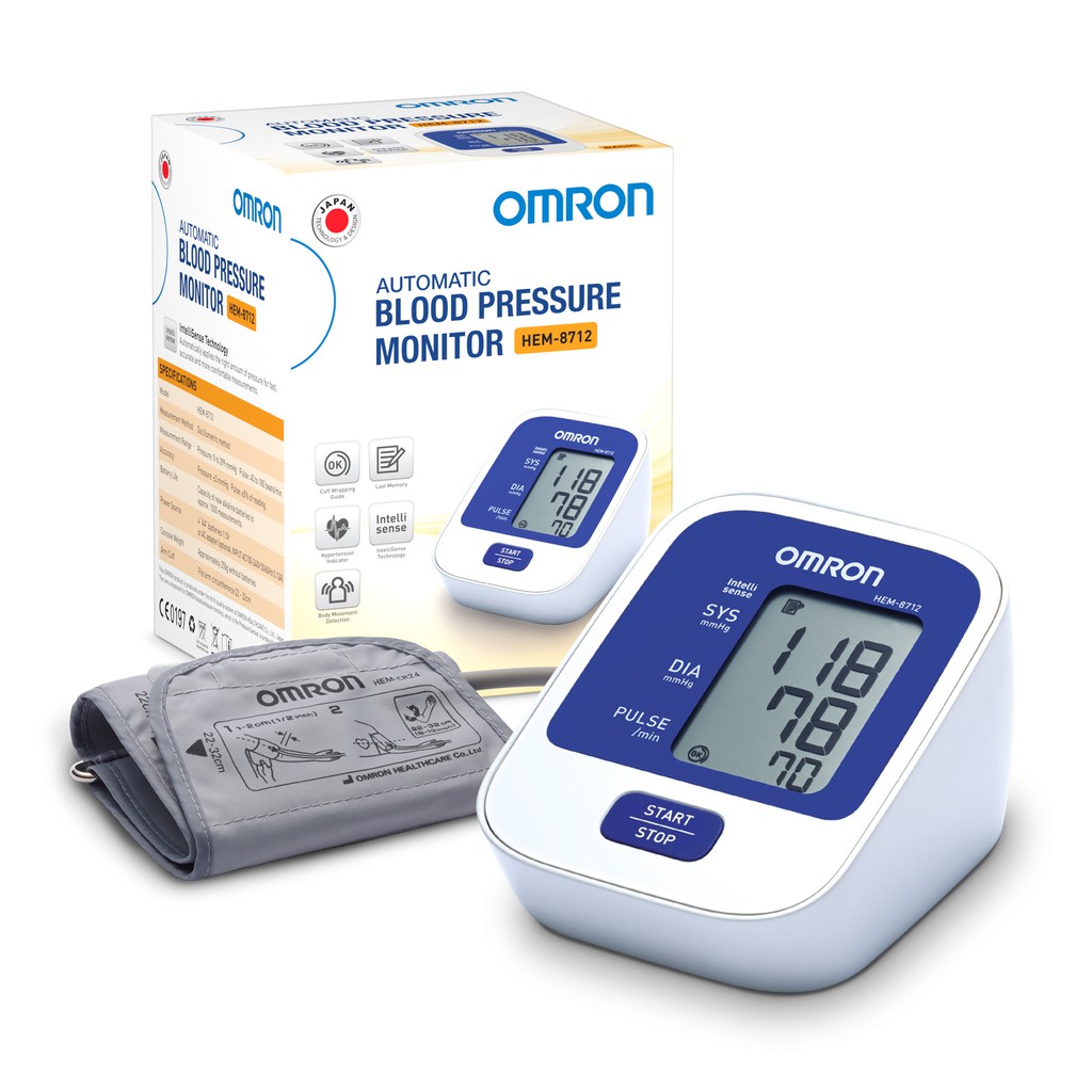 Máy đo huyết áp Omron HEM-8712 Bảo Hành 5 Năm