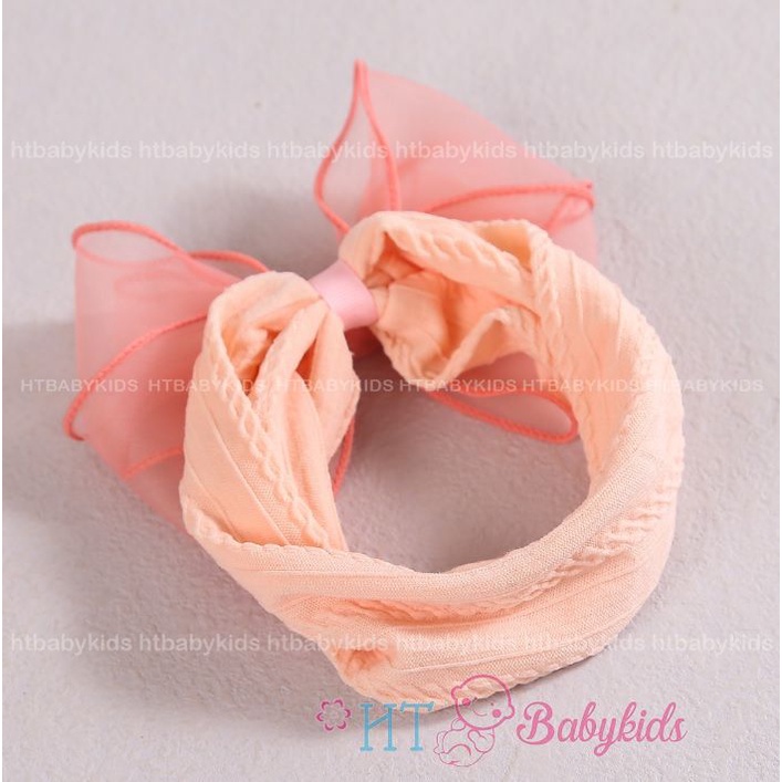 Băng đô cho bé - Turban Nơ xinh dành cho bé gái