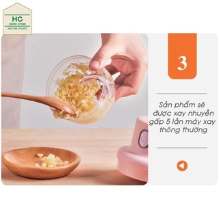 Máy xay tỏi ớt điện mini 250ml