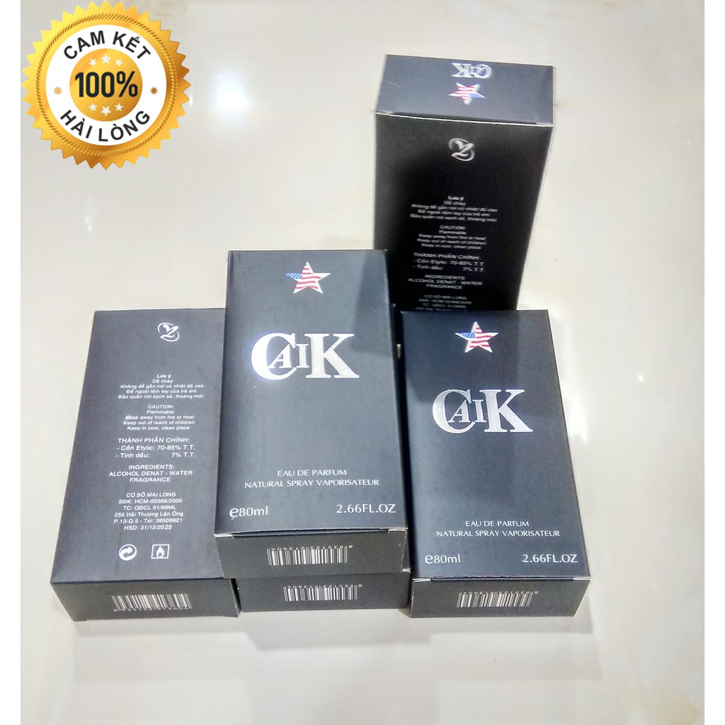 (ĐenTrắng) CaiK _ Nước Hoa Nam Chính Hãng 80 ML | BigBuy360 - bigbuy360.vn