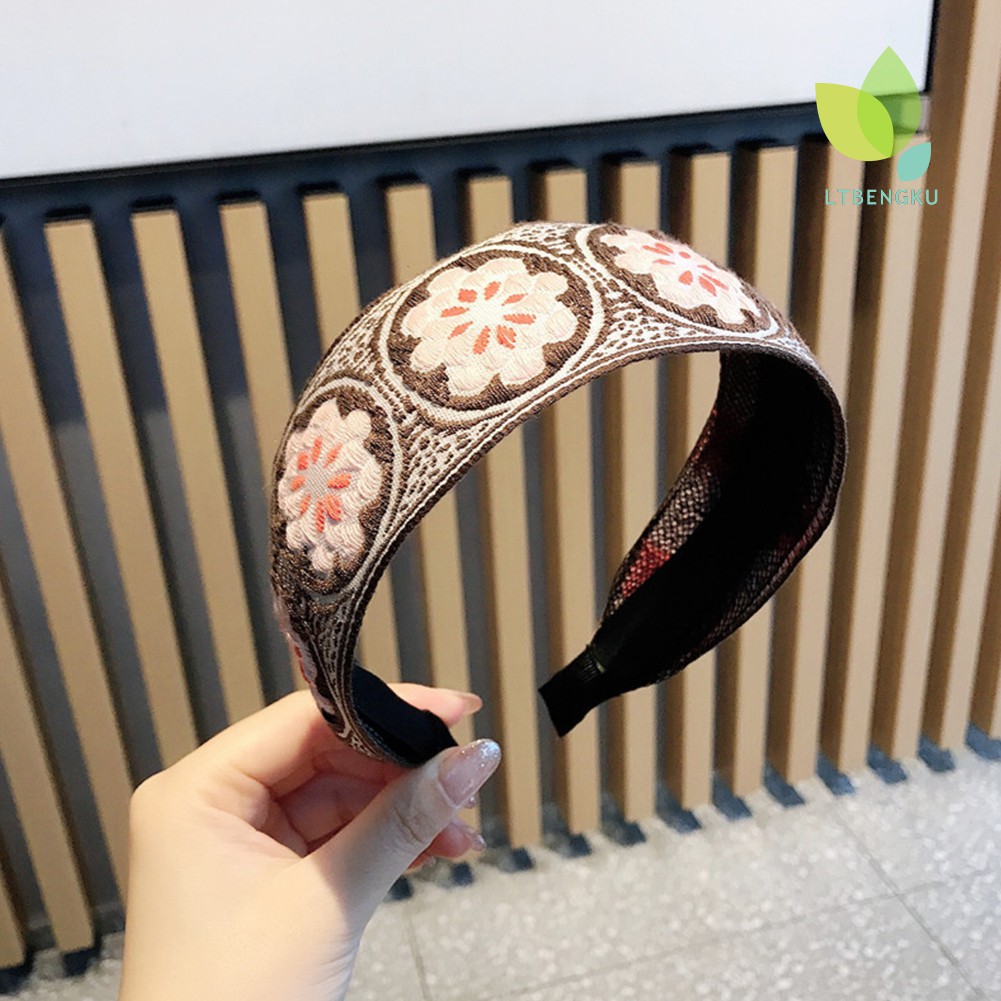 Băng đô họa tiết thổ cẩm thời trang cho nữ