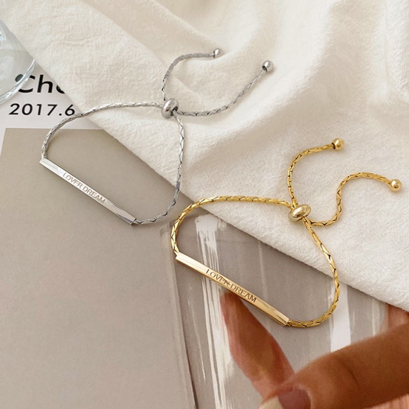 Vòng tay kim loại hình khóa có thể điều chỉnh kích thước