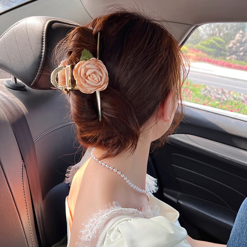 Kẹp Tóc Càng Cua Lưng Bằng Kim Loại 2022