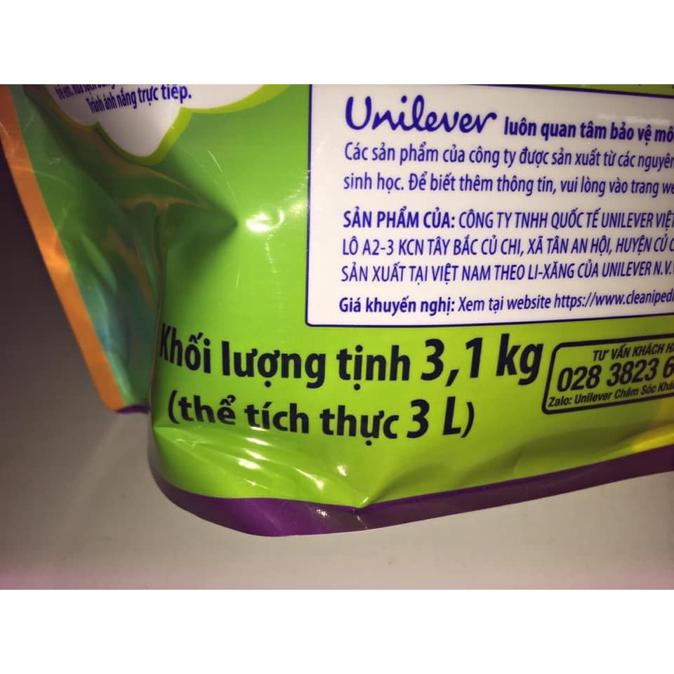 Nước giặc Surf 3 in 1túi 3,1 kg hương hoa nhiệt đới