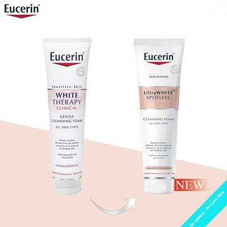 [MẪU MỚI] Sữa Rửa Mặt Làm Trắng Mờ Thâm Nám Eucerin Ultra White+ Spotless Cleansing Foam 150ML