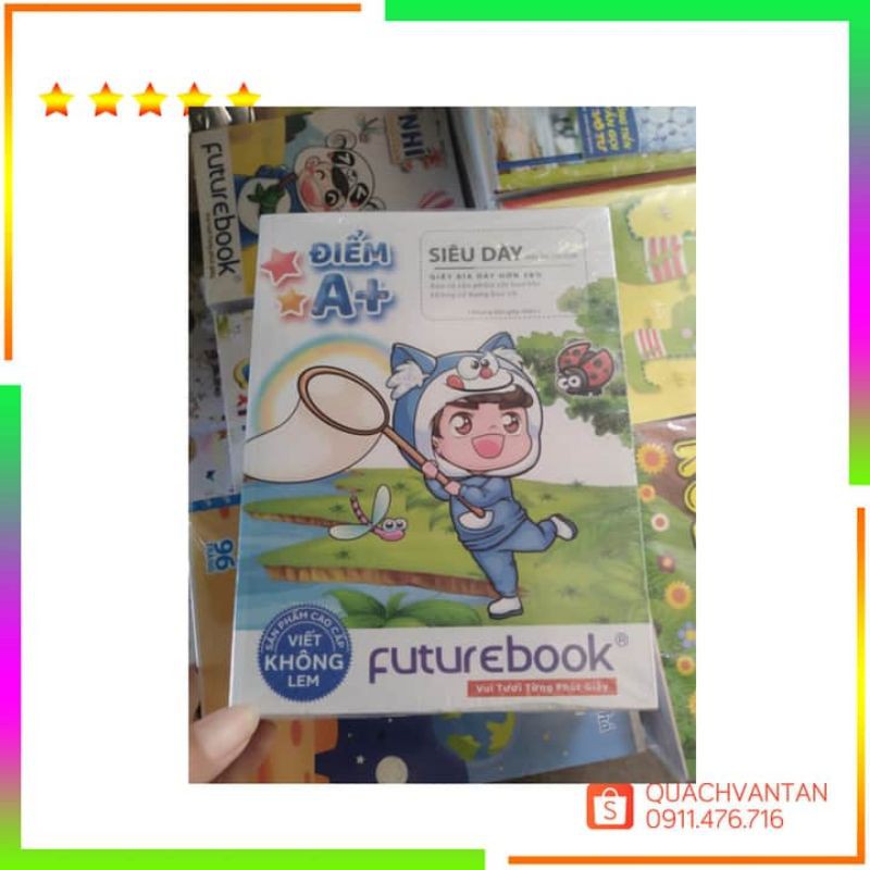 Tập học sinh 4 ô ly futurebook siêu dày