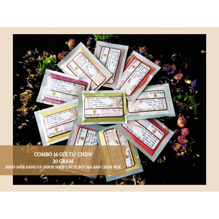 Combo 16 loại bột trái cây, trứng muối 20 gram - Vital Plus - Shop Nhà Anise