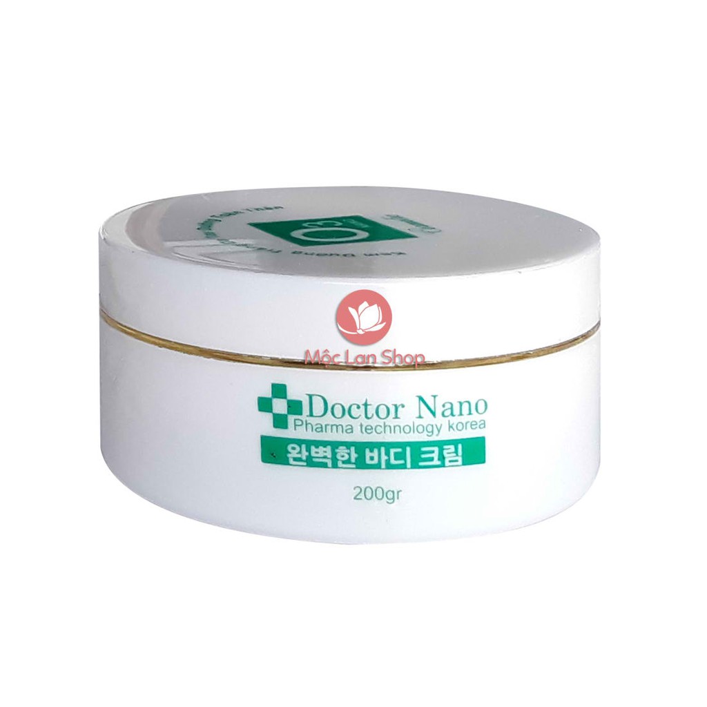 Kem O3 NANO Dưỡng Trắng Da Tay, Dưỡng Toàn Thân 200gr