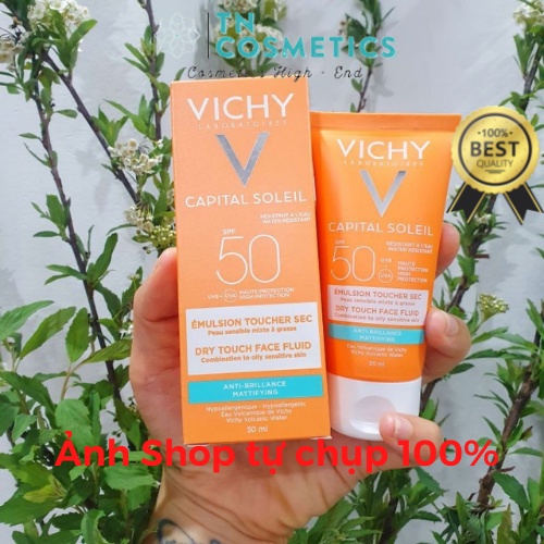 Kem Chống Nắng Vichy Emusion Ideal Soleil SPF50 Mattifying Face Fluid Dry Touch 50ml KCN1049