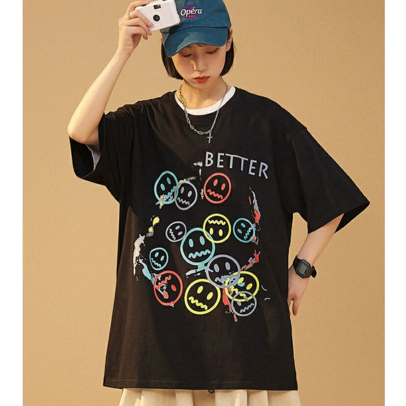 Áo thun tay lỡ nam nữ, áo phông unisex form rộng chất cotton mát mịn thấm hút mồ hôi in hình that | BigBuy360 - bigbuy360.vn