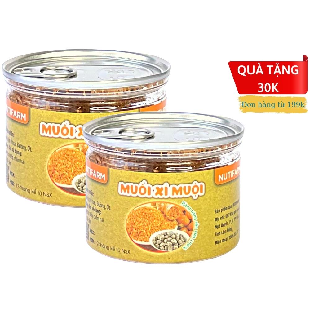 Muối ô mai xí muội 400gr NutiFarm đồ ăn vặt đà lạt vừa ngon vừa rẻ