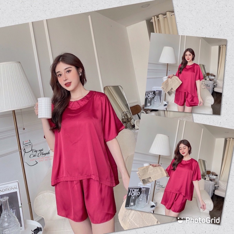 Bộ mặc nhà 💖 THIẾT KẾ ĐẸP 💖 Đồ bộ mặc nhà nữ cao cấp, vải lụa mịn mát, đường may kĩ, size từ 40-80kg, hình ảnh chụp thật | BigBuy360 - bigbuy360.vn