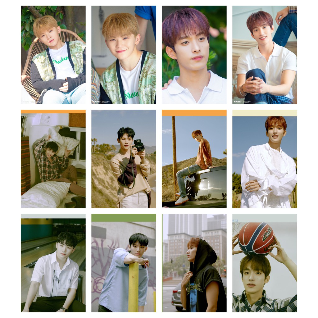 Bộ 12 poster A4 nhóm SEVENTEEN bộ ảnh Heng : garae