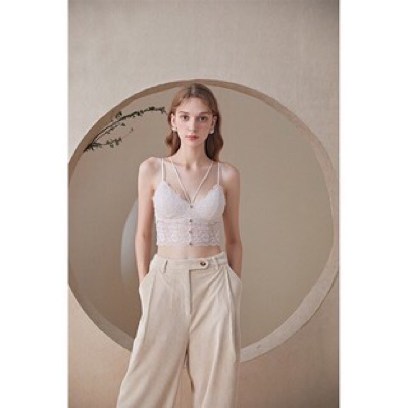 Áo bra ren phối khuy siêu quyến rũ đi biển siêu hot
