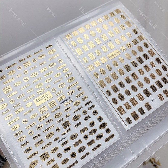 Sổ đựng sticker LADURA trong suốt