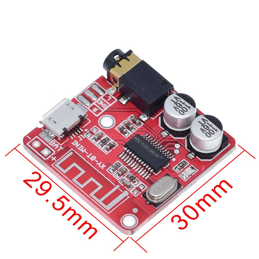 [COD] Wireless Audio Receiver Board Stereo Lossless Decoder Bluetooth Module Mini MP3 Music Amplifier Module BLE Bluetooth 4.1/Multicolor