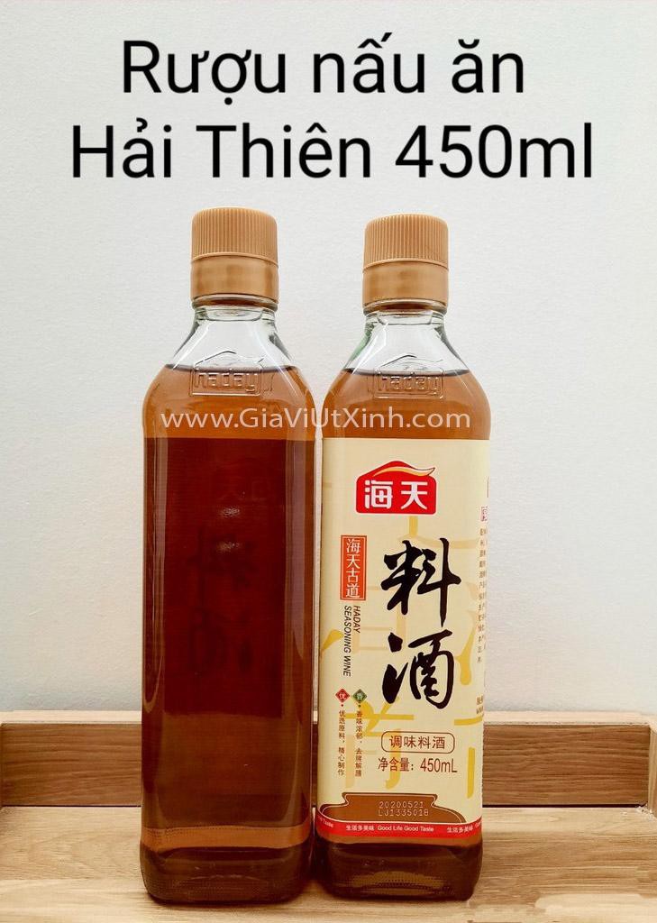 RƯỢU NẤU ĂN HADAY HẢI THIÊN 450ML - HADAY COOKING WINE