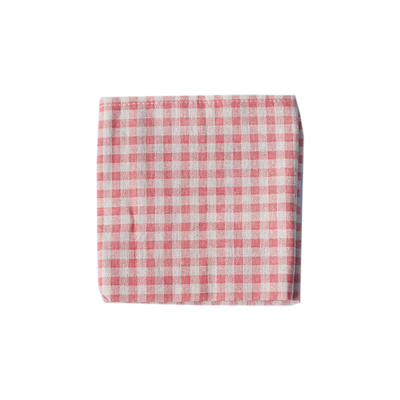 Khăn trải bàn bằng chất liệu cotton và vải lanh cỡ 90x90cm dùng trang trí