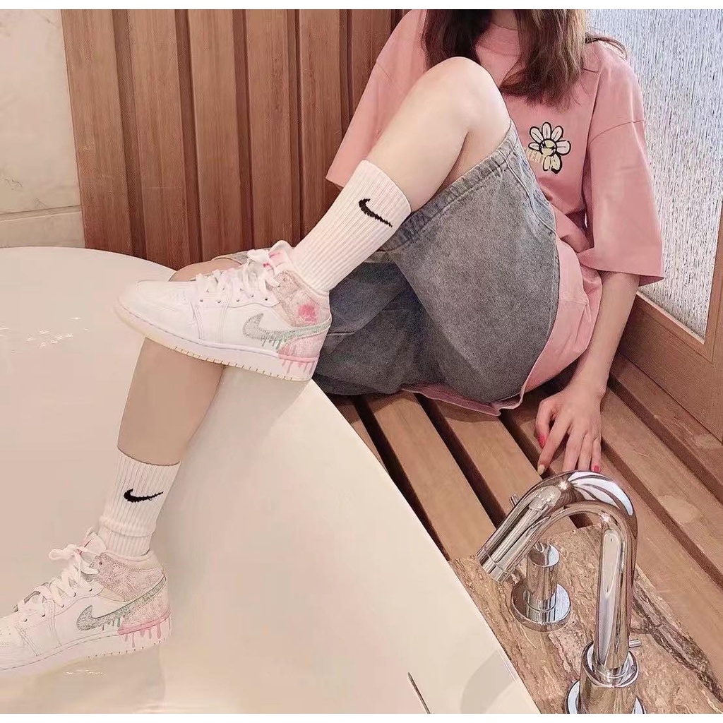 GIÀY NIKE AIR JORDAN 1 MID SE GS ICE CREAM