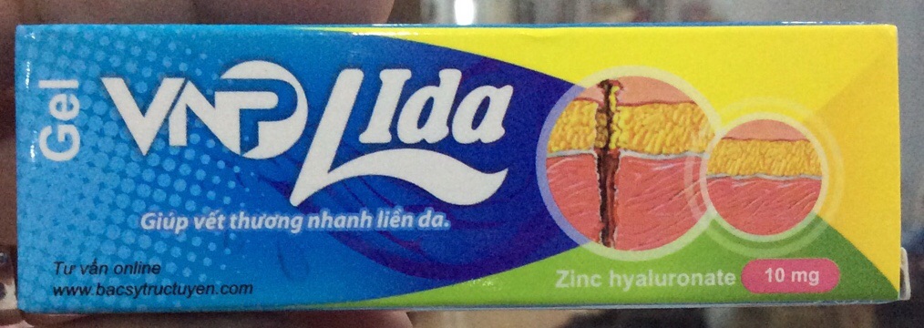 VNP LIDA - GIÚP  VẾT THƯƠNG NHANH LIỀN DA - 10gram