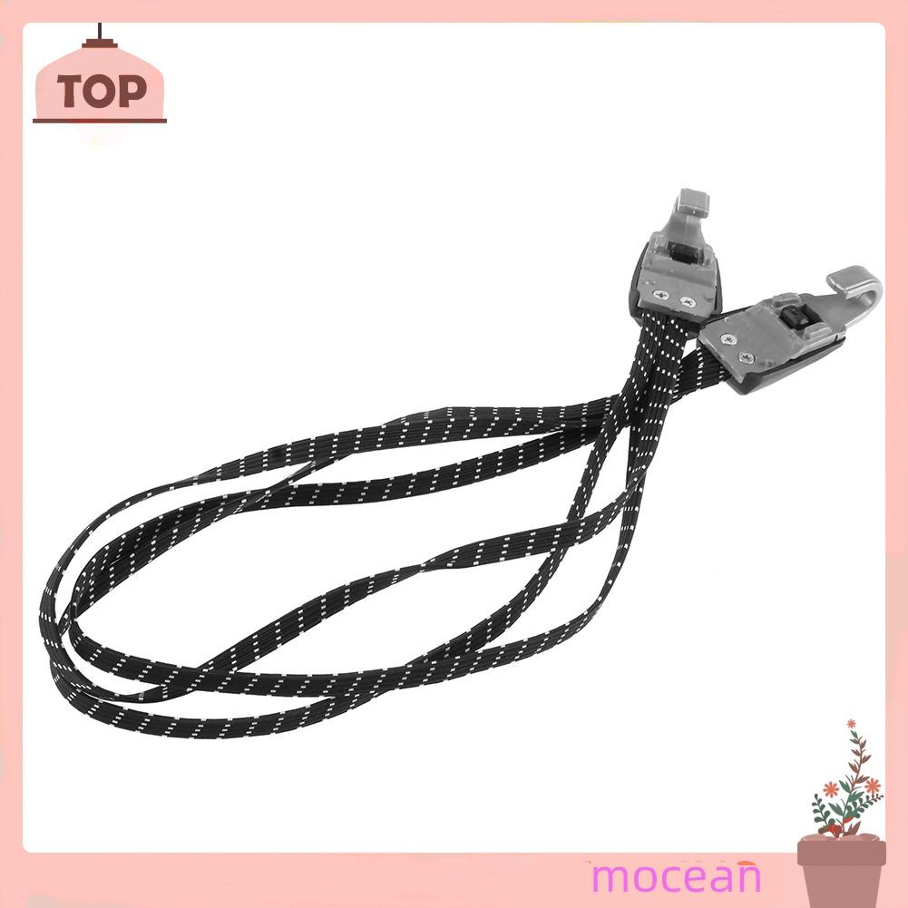 Dây Thừng Buộc Hành Lý Xe Đạp Địa Hình Mtb Co Giãn Có Thể Tháo Rời Có Móc Nhựa Màu Trắng Đen