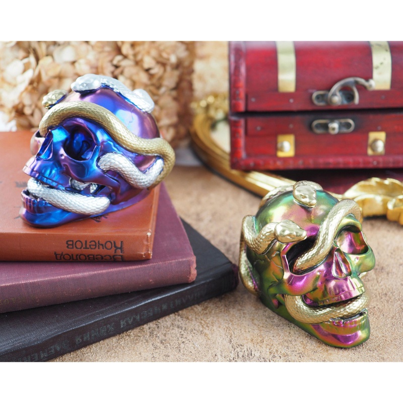 Khuôn Silicone Hình Đầu Lâu/Rắn Rắn Làm Trang Sức Thủ Công