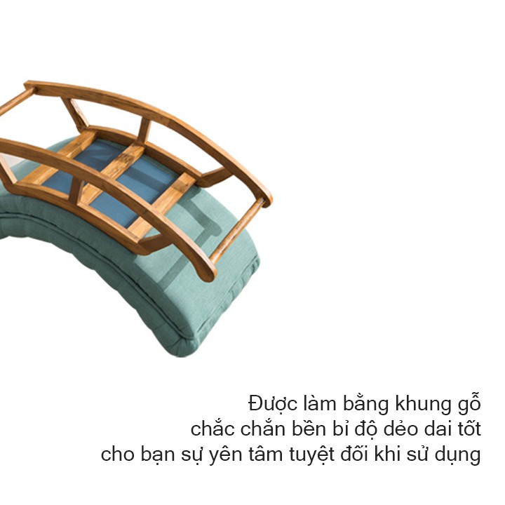 Ghế Thư Giãn Trang Trí Phòng Khách Bập Bênh Cao Cấp Kèm Đôn chân Ghế lười Sofa lười -T157