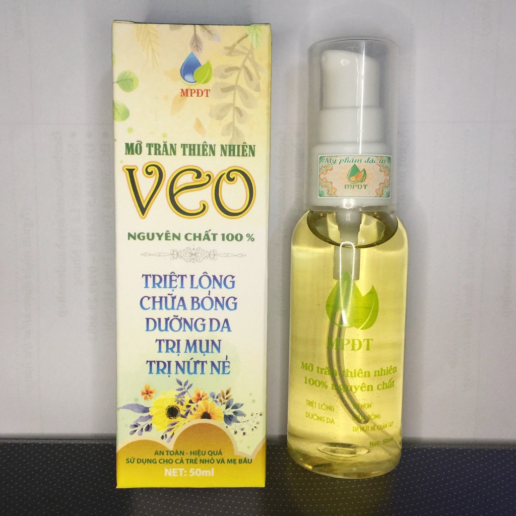 Mỡ trăn thiên nhiên triệt lông VEO