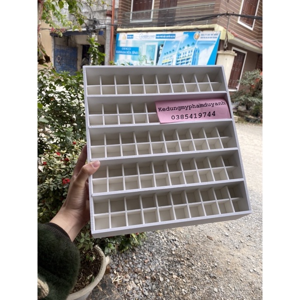 Khay đựng son 100 ô phân tầng