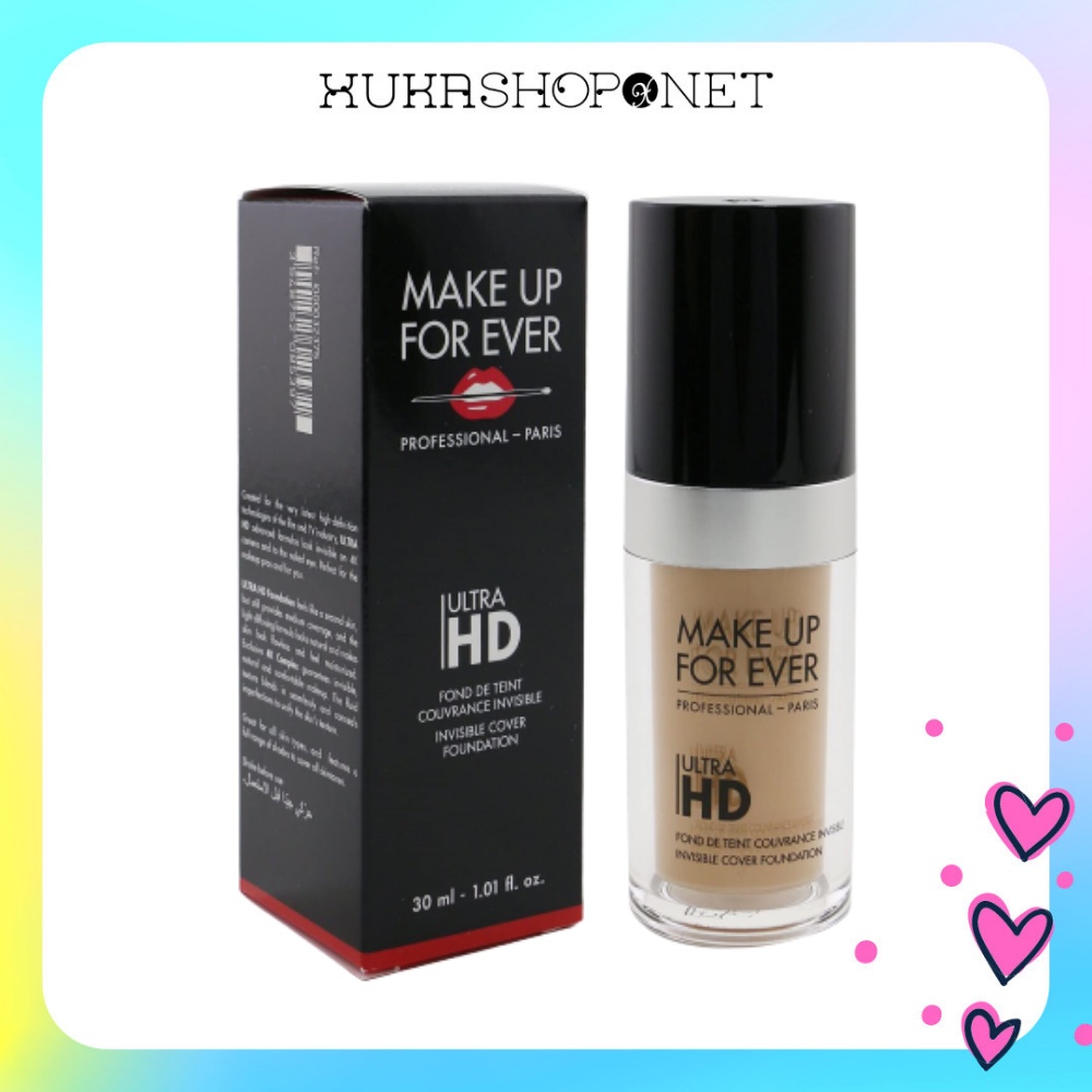 [Chính hãng] Kem nền che khuyết điểm lâu trôi Make Up For Ever Ultra HD Foundation 30ml