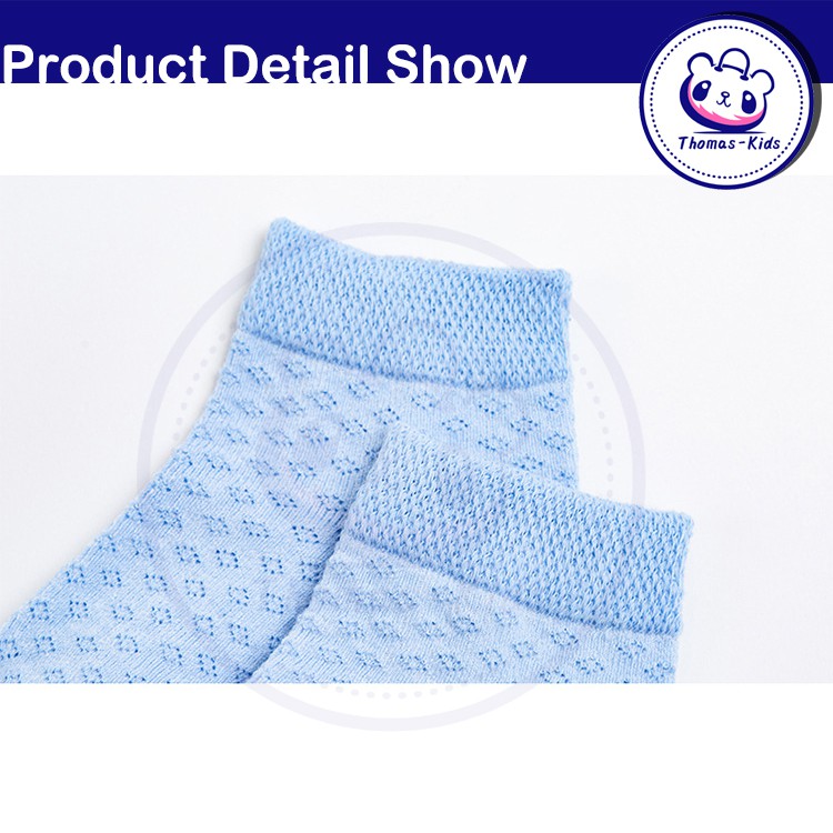 Set 5 Đôi Vớ Phối Lưới Thoáng Khí Thoải Mái Dễ Thương Cho Bé 0-7 Tuổi