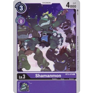 Thẻ bài Digimon - TCG - Shamanmon / BT3-078'