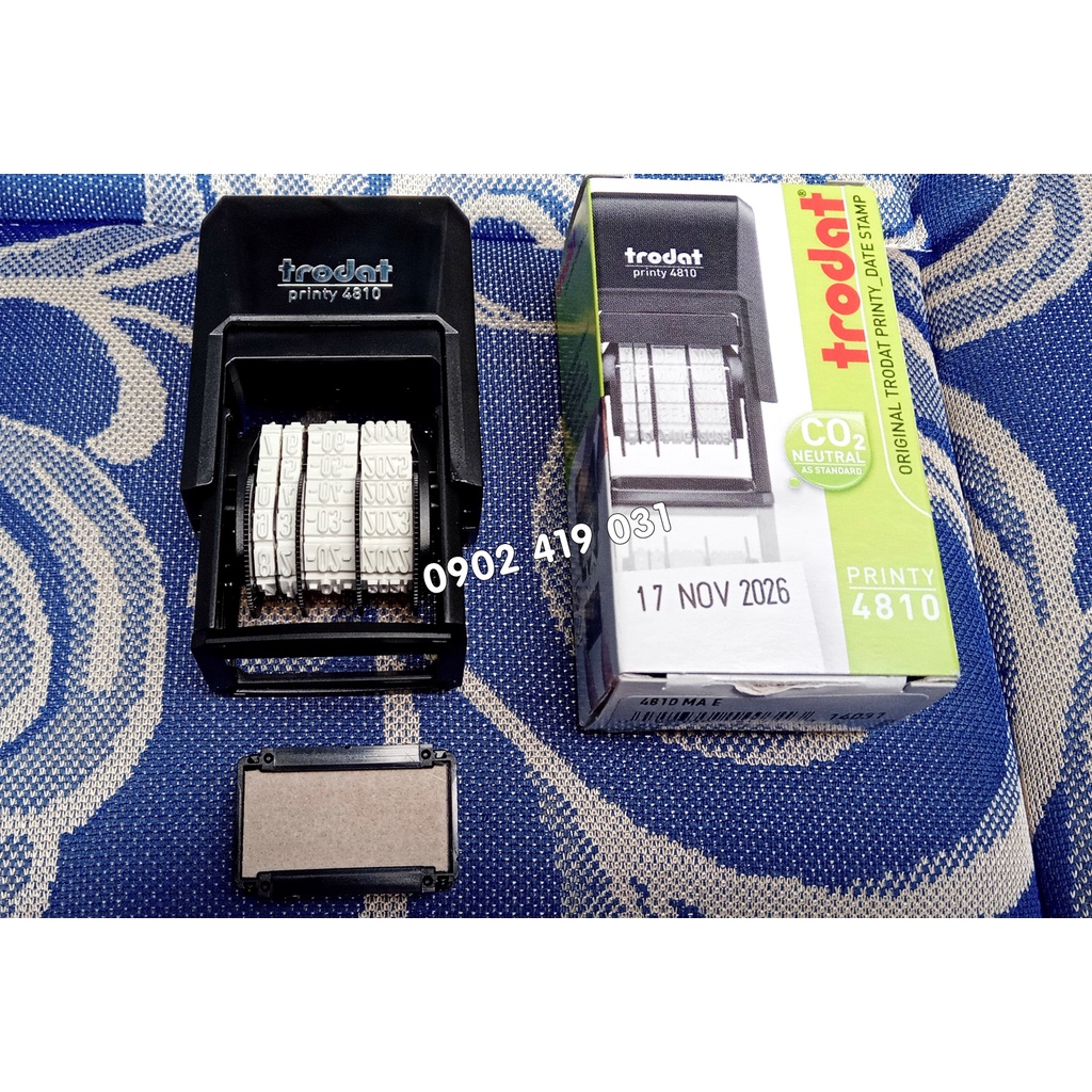 Combo Dấu Ngày Tháng Năm Đóng Lên Nhiều Chất Liệu - Trodat 4810MA