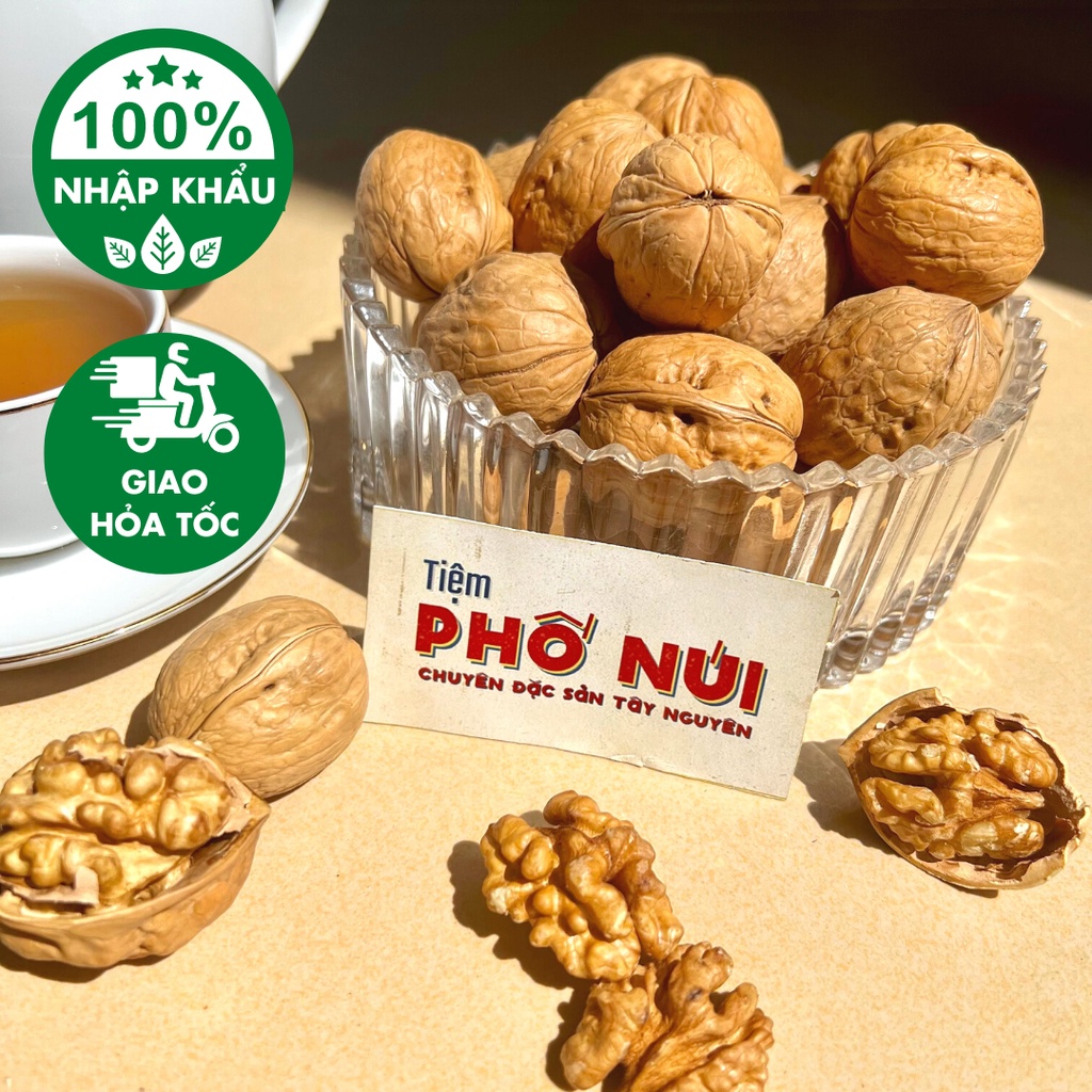 Nhân Óc Chó Vàng TPN, Hạt óc chó Mỹ tách vỏ, hạt ngũ cốc dinh dưỡng cho bà bầu, ăn kiêng