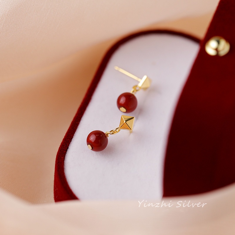 Bông Tai Mạ Bạc 925 Thiết Kế Xinh Xắn Cho Nữ