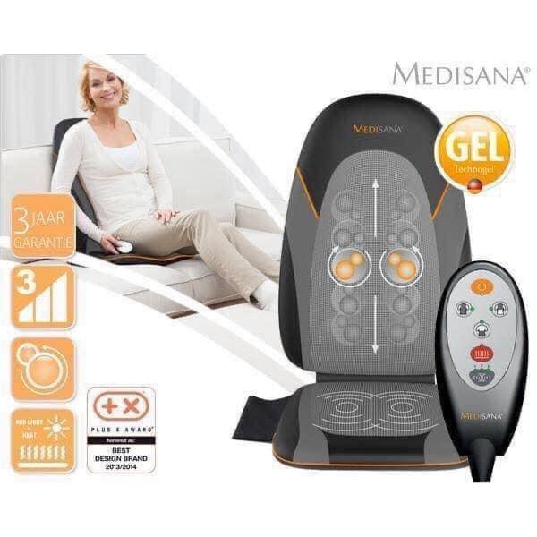 Đệm (ghế) massage toàn thân con lăn có đèn hồng ngoại Medisana MC830