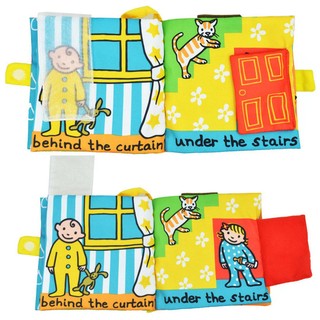 Ninikids: Sách vải Hide and seek. Dạng 3D