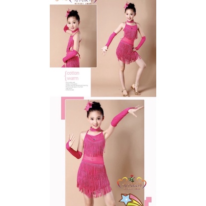 Đầm khiêu vũ biểu diễn bé gái