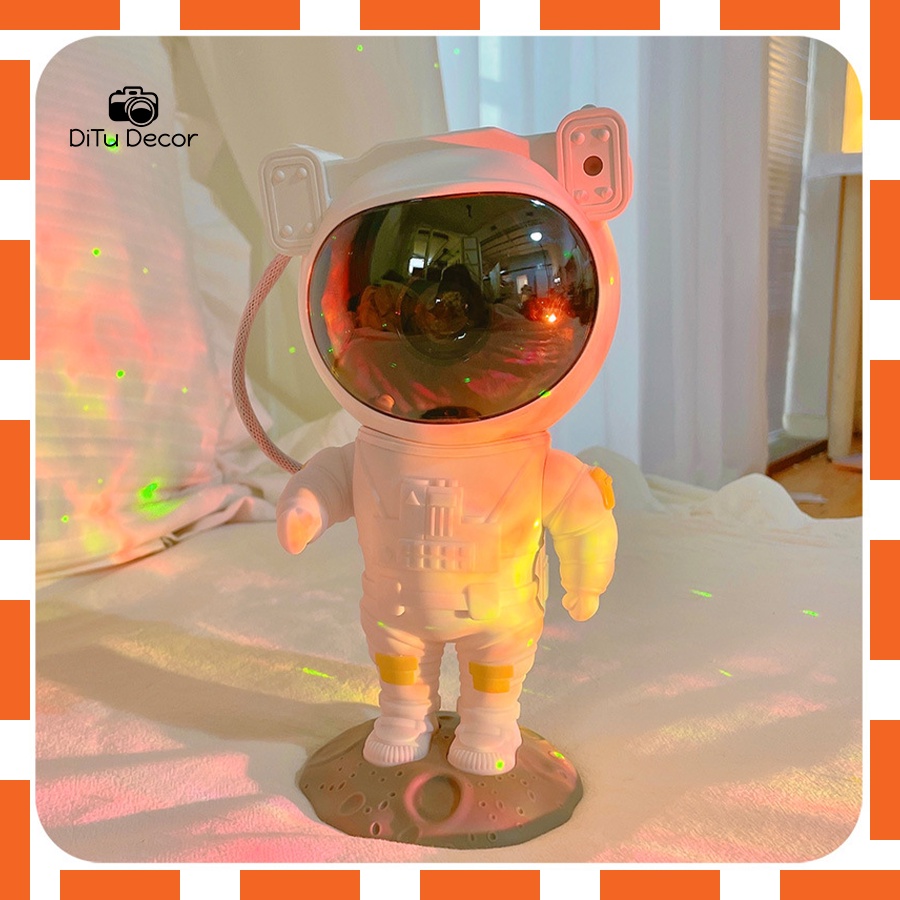 Đèn chiếu sao cực đỉnh, đèn phi hành gia dải ngân hà galaxy siêu chill [TẶNG REMOTE] - DiTu Decor