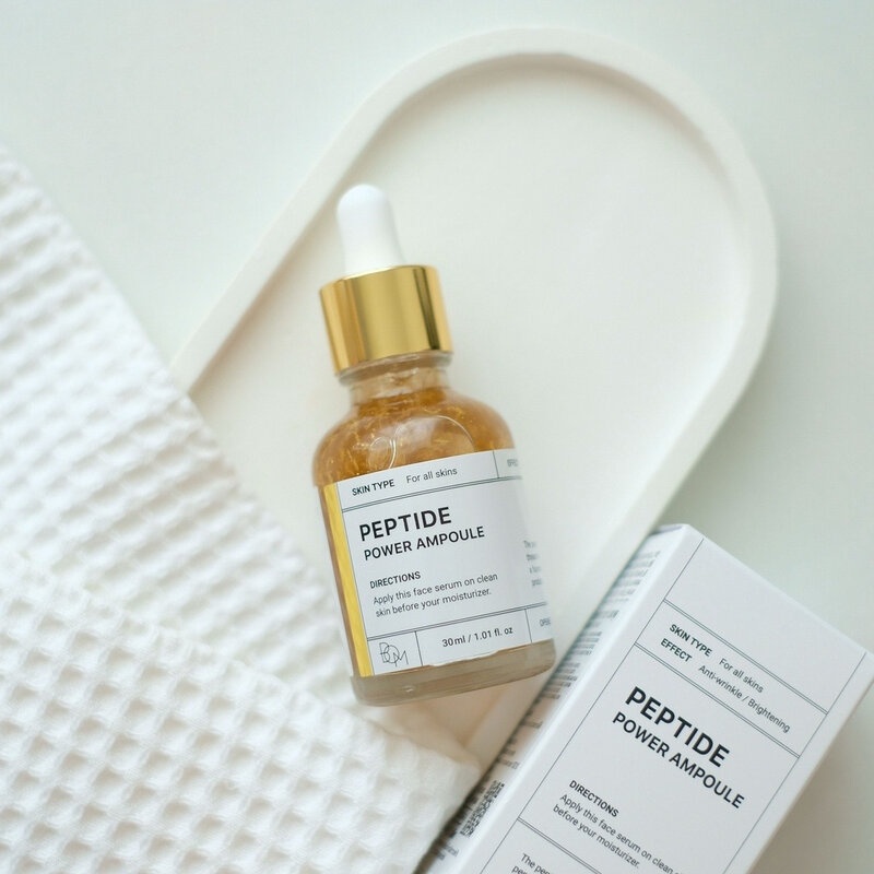 Tinh Chất B.O.M Peptide Power Ampoule 24K Làm Sáng Và Săn Chắc Da 30ml