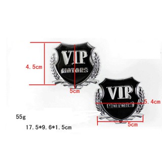 Logo vip dán trang trí xe ô tô