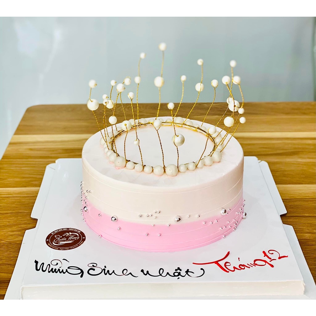 Bánh sinh nhật bé gái công chúa Elsa, công chúa hồng, vương miện, Bạch tuyết, giao hàng luôn, ship nhanh, bánh ngon sẵn